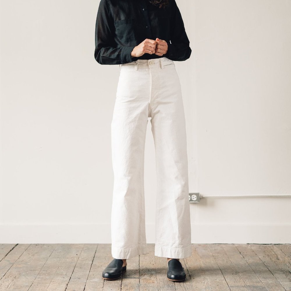 Jesse Kamm Sailor Pants White 0 XS